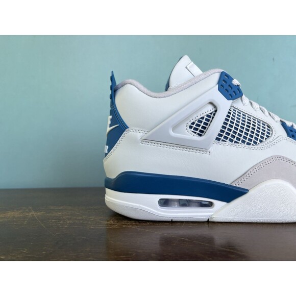 Nike Air Jordan 4 Retro "Military Blue" 2024 Men’s Size 12 FV5029-141 - Picture 4 of 11
